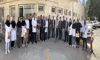 تجلیل از همکاران علوم آزمایشگاهی شاغل در آزمایشگاه بیمارستان شهید دکتر قلی پور شهرستان بوکان به مناسبت روز آزمایشگاه