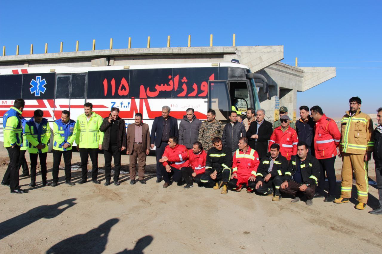 -برگزاری-مانور-تخصصی-CBRNE-فوریت‌های-پزشکی-با-سناریوی-انفجار-گاز-LPG-در-شهرستان-بوکان